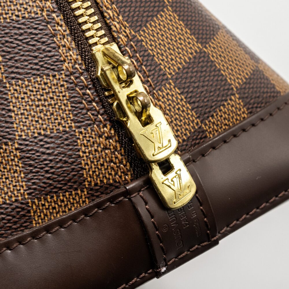 AAA Replica Louis Vuitton LV ALMA PM DAMIER EBENE CANVAS GHW