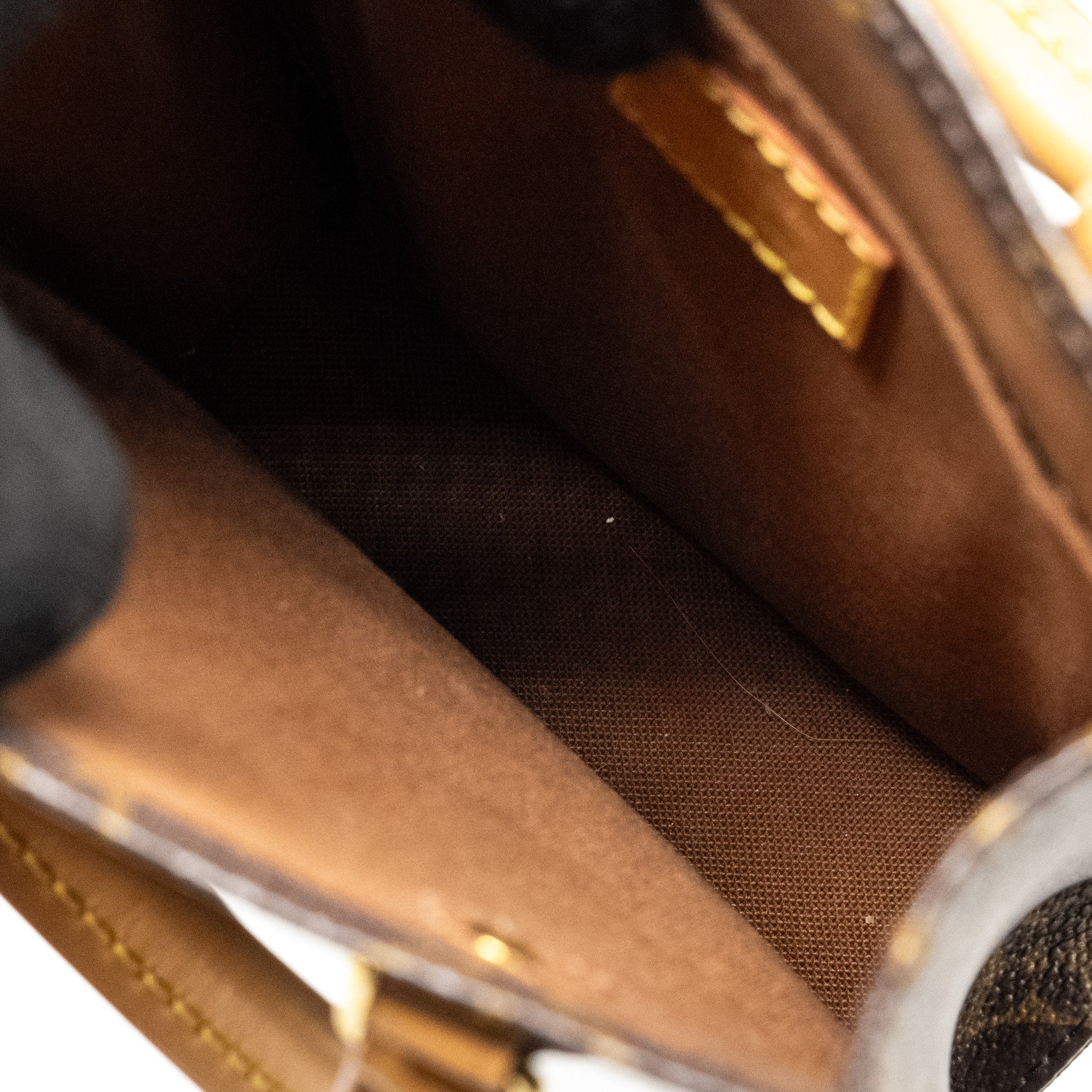 AAA Replica Louis Vuitton LV PETIT SAC PLAT MONOGRAM CANVAS GHW