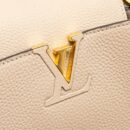 AAA Replica Louis Vuitton LV CAPUCINES PM CALFSKIN GREY GHW