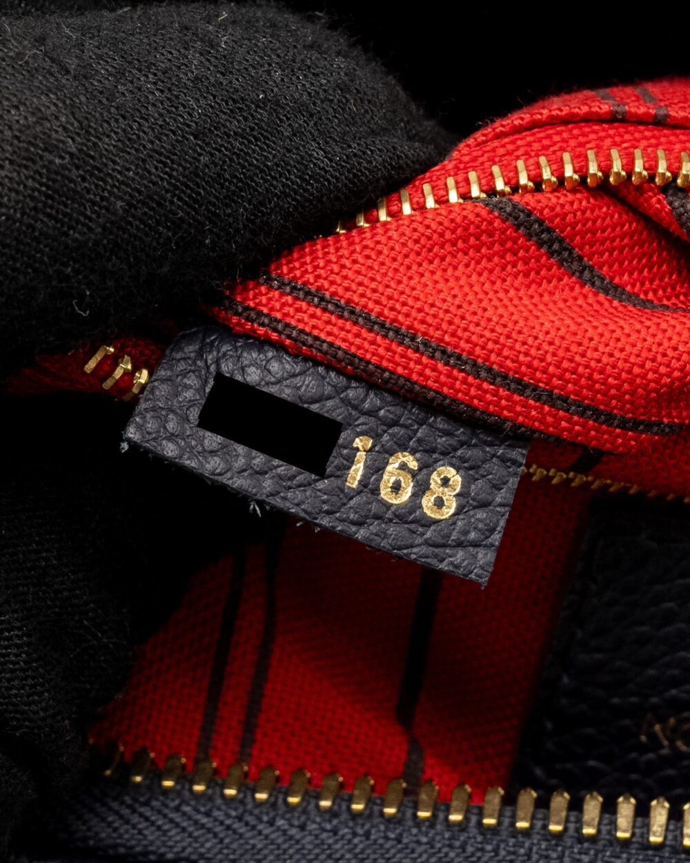 AAA Replica Louis Vuitton LV SPEEDY 25 BANDOULIERE MONOGRAM EMPREINTE NAVY/RED GHW