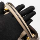 AAA Replica Louis Vuitton LV CAPUCINES BB TAURILLON LIGHT GREY GHW