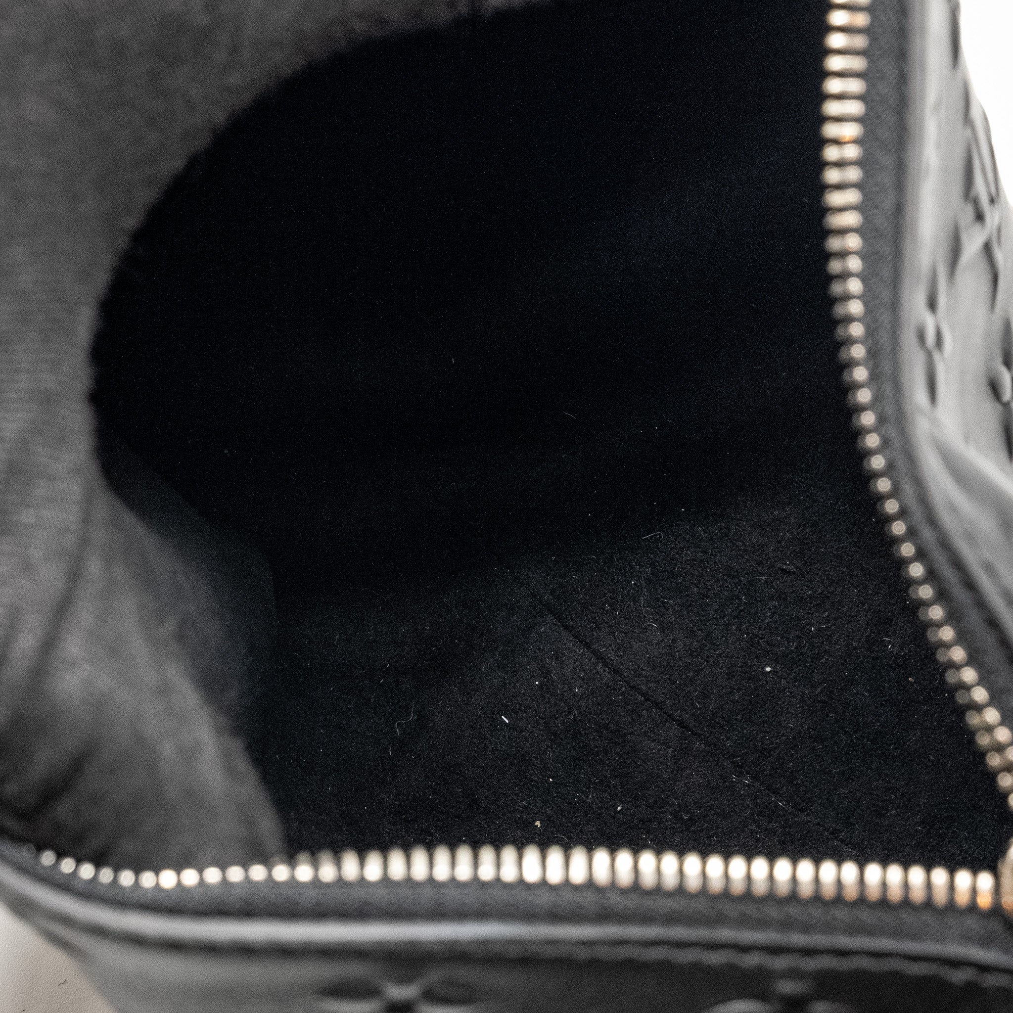 AAA Replica Louis Vuitton LV SIDE TRUNK MONOGRAM DEBOSSED CALFSKIN BLACK SHW