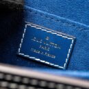 AAA Replica Louis Vuitton LV MINI DAUPHINE DENIM BLUE GHW
