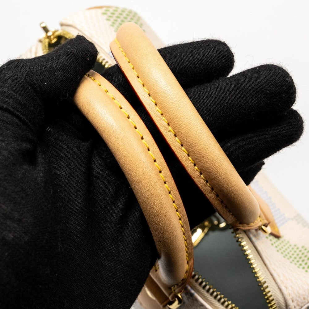 AAA Replica Louis Vuitton LV SPEEDY BANDOULIERE 20 AUTRES TOILES DAMIER MULTICOLOUR GHW