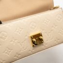 AAA Replica Louis Vuitton LV WALLET ON CHAIN MÉTIS MONOGRAM EMPREINTE CREAM GHW