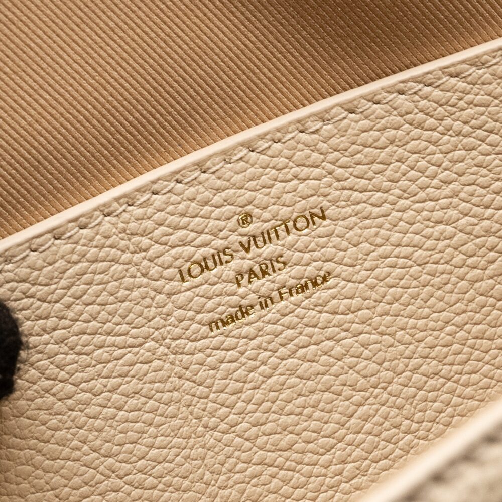 AAA Replica Louis Vuitton LV WALLET ON CHAIN MÉTIS MONOGRAM EMPREINTE CREAM GHW