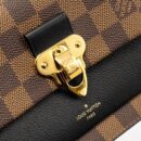 AAA Replica Louis Vuitton LV VAVIN CHAIN WALLET DAMIER EBENE CANVAS GHW