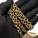 AAA Replica Louis Vuitton LV VAVIN CHAIN WALLET DAMIER EBENE CANVAS GHW
