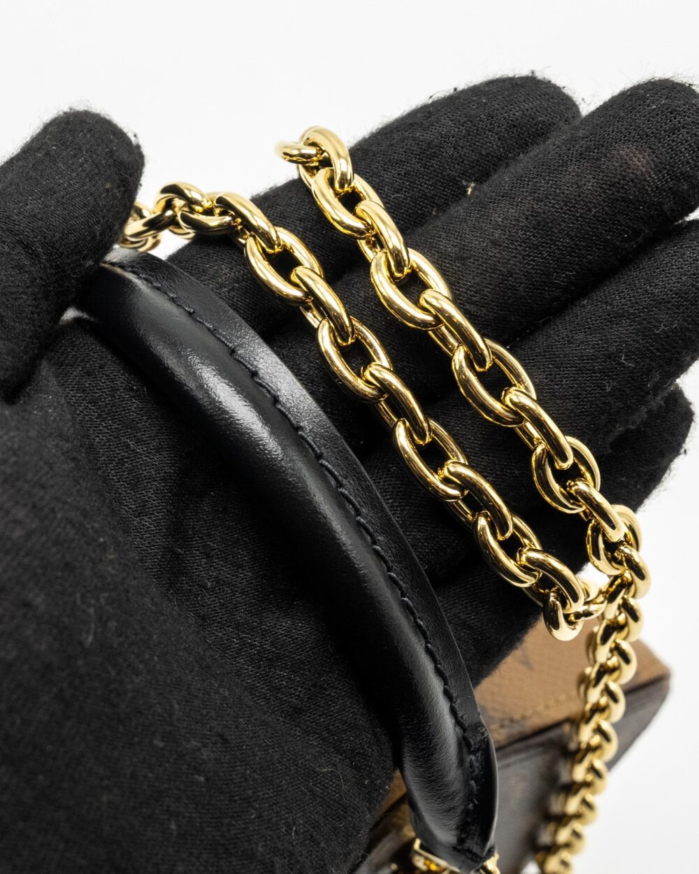 AAA Replica Louis Vuitton LV DICE BAG REVERSE MONOGRAM CANVAS / LEATHER GHW 