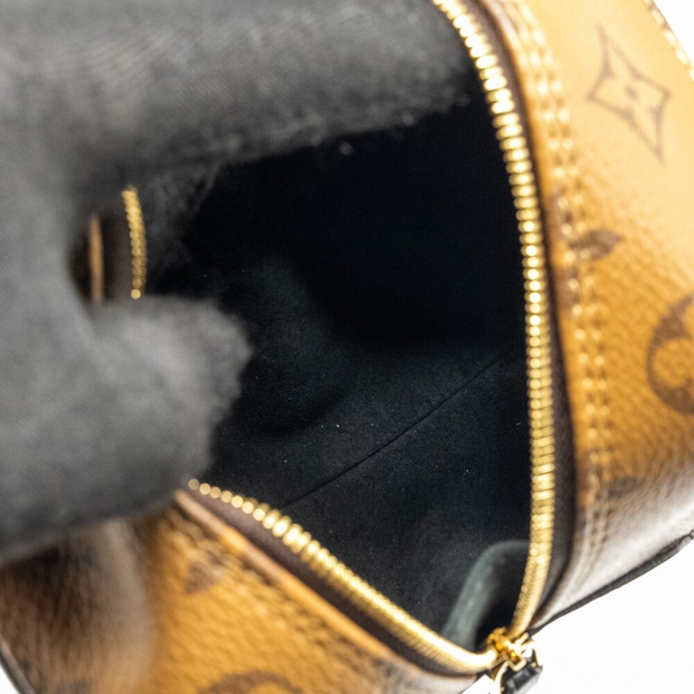 AAA Replica Louis Vuitton LV DICE BAG REVERSE MONOGRAM CANVAS / LEATHER GHW