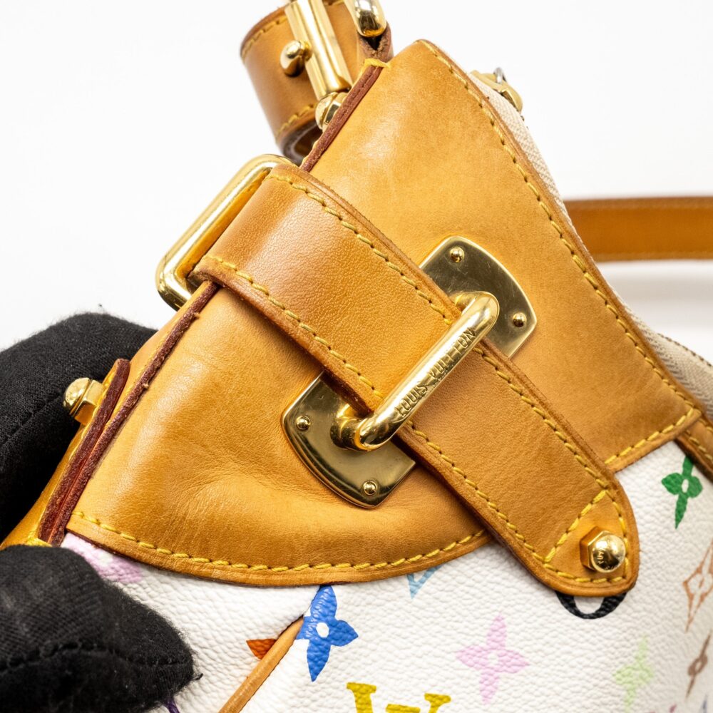 AAA Replica Louis Vuitton LV MURAKAMI GRETA BAG MONOGRAM CANVAS WHITE/MULTICOLOUR GHW