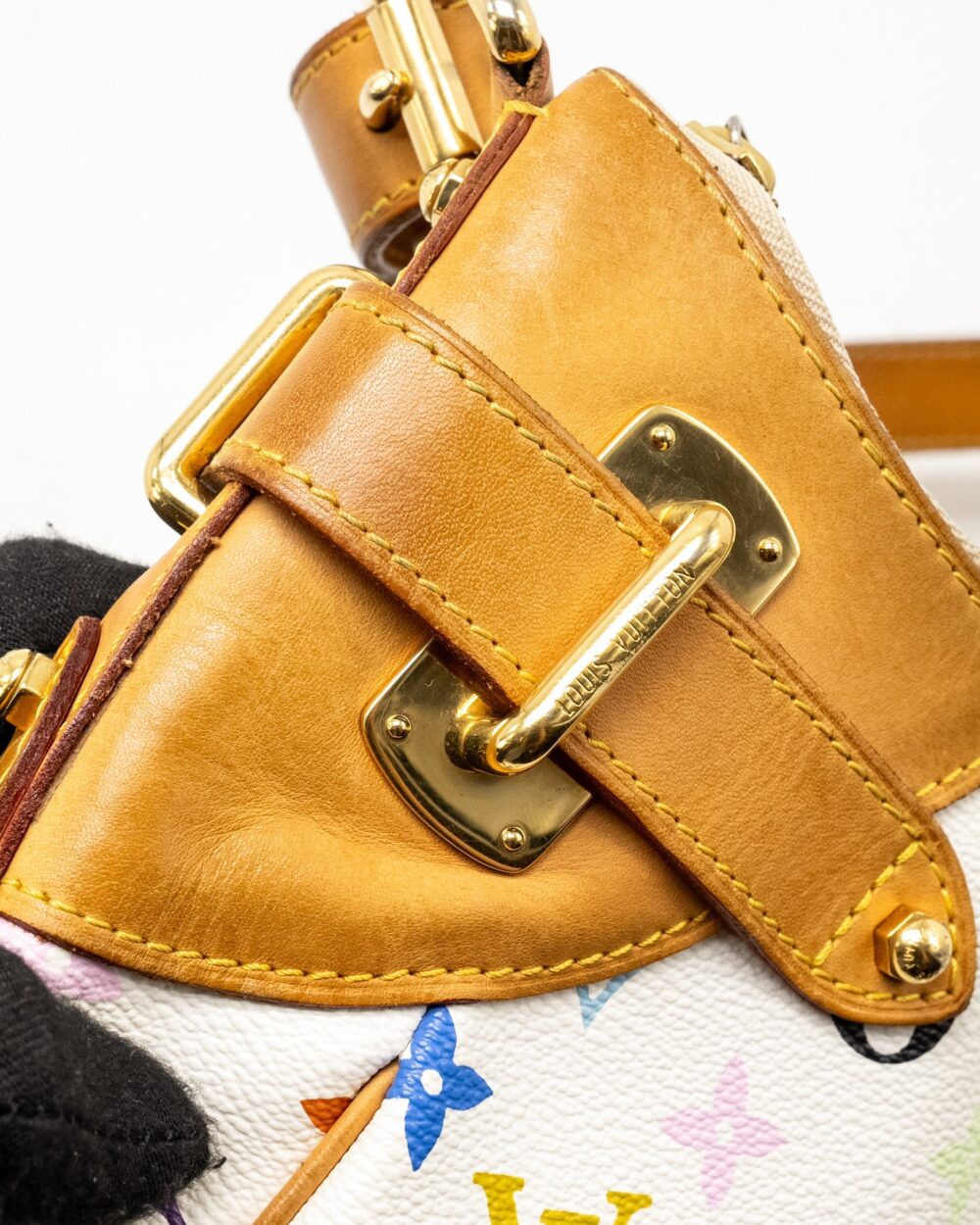 AAA Replica Louis Vuitton LV MURAKAMI GRETA BAG MONOGRAM CANVAS WHITE/MULTICOLOUR GHW