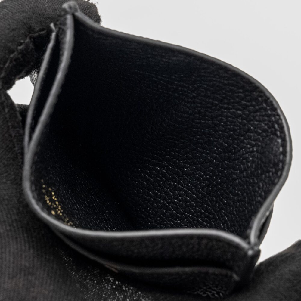 AAA Replica Louis Vuitton LV CARD HOLDER BICOLOUR MONOGRAM EMPREINTE BLACK /BEIGE GHW