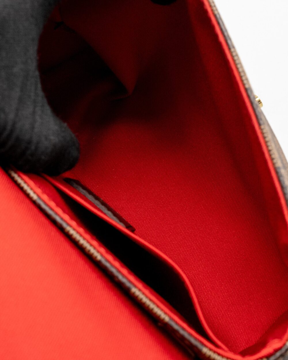 AAA Replica Louis Vuitton LV CROISETTE DAMIER EBENE GHW