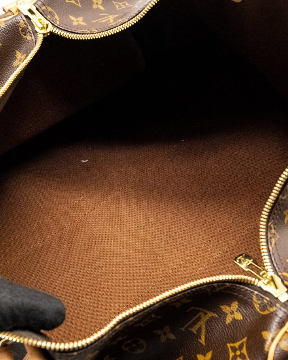 AAA Replica Louis Vuitton LV KEEPALL 50 BANDOULIRE MONOGRAM CANVAS GHW