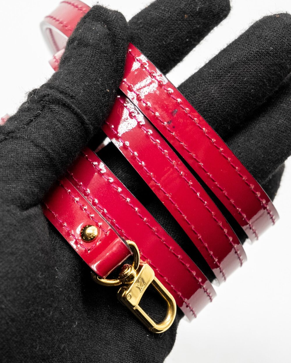 AAA Replica Louis Vuitton LV ALMA BB PATENT RED GHW