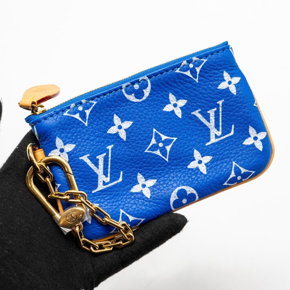 AAA Replica Louis Vuitton LV SPEEDY P9 BANDOULIERE 25 MONOGRAM SOFT CALFSKIN BLEU GHW