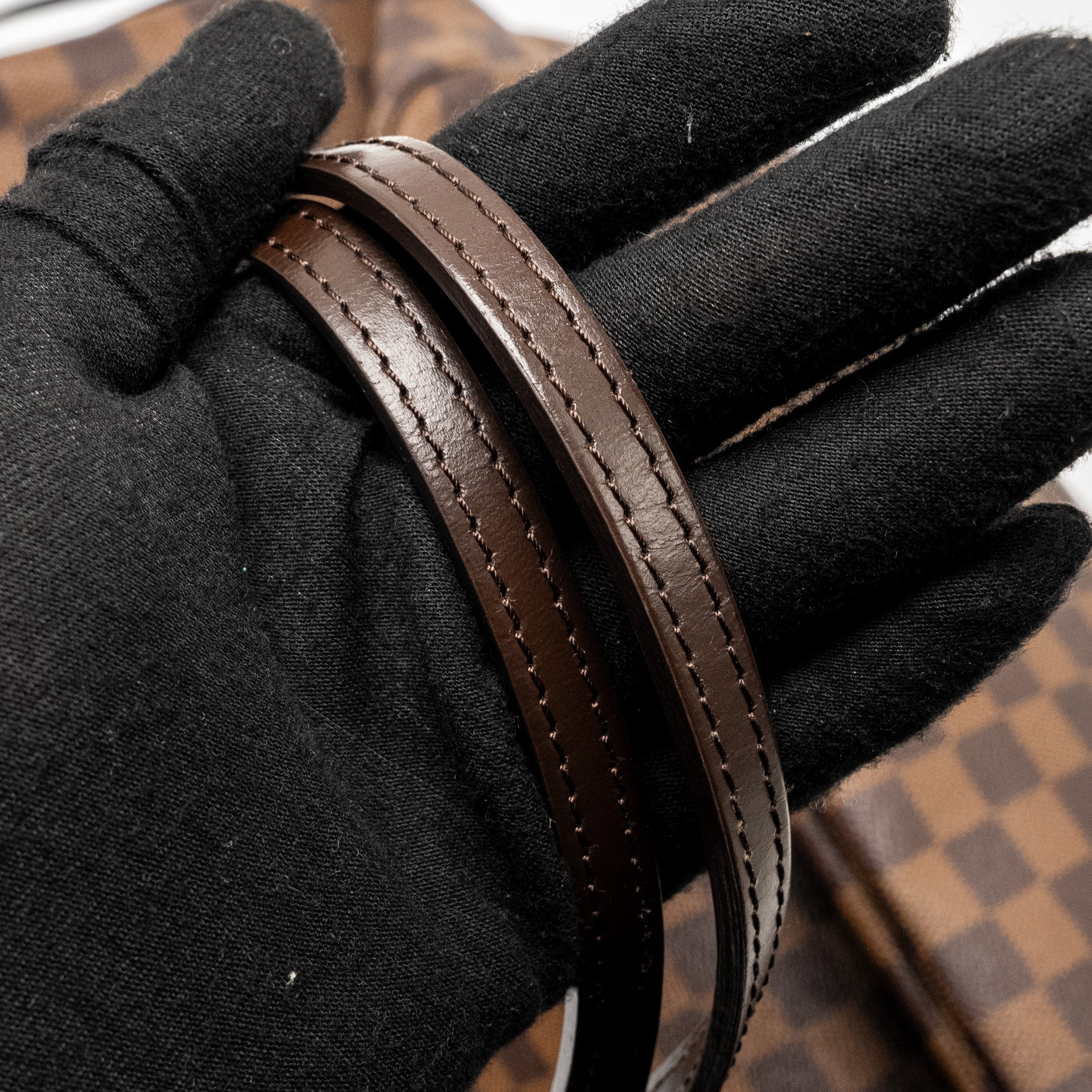 AAA Replica Louis Vuitton LV NEVERFULL MM DAMIER EBENE CANVAS GHW
