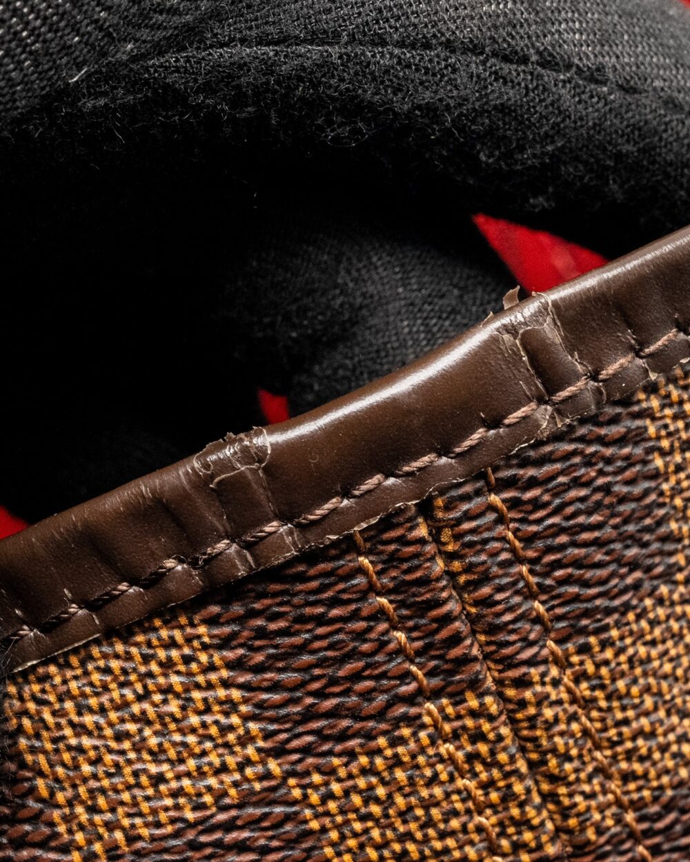 AAA Replica Louis Vuitton LV NEVERFULL MM DAMIER EBENE CANVAS GHW
