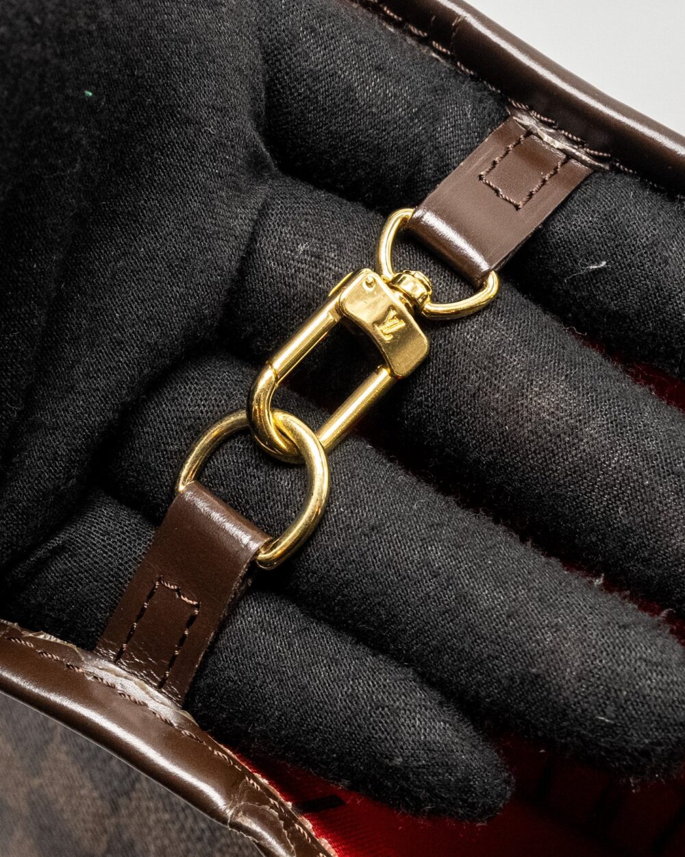 AAA Replica Louis Vuitton LV NEVERFULL MM DAMIER EBENE CANVAS GHW