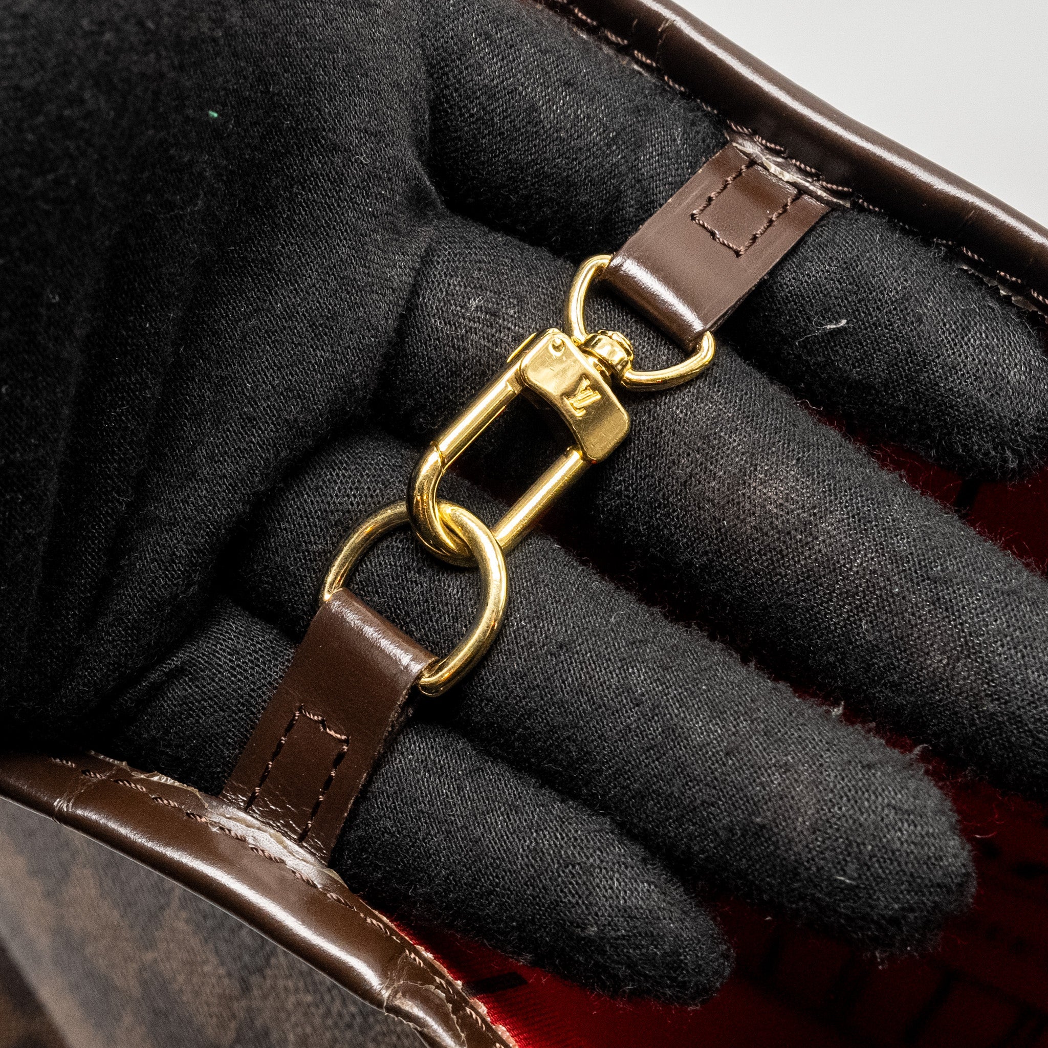 AAA Replica Louis Vuitton LV NEVERFULL MM DAMIER EBENE CANVAS GHW