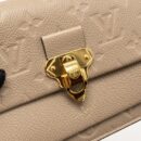 AAA Replica Louis Vuitton LV VAVIN CHAIN WALLET MONOGRAM EMPREINTE GREY GHW