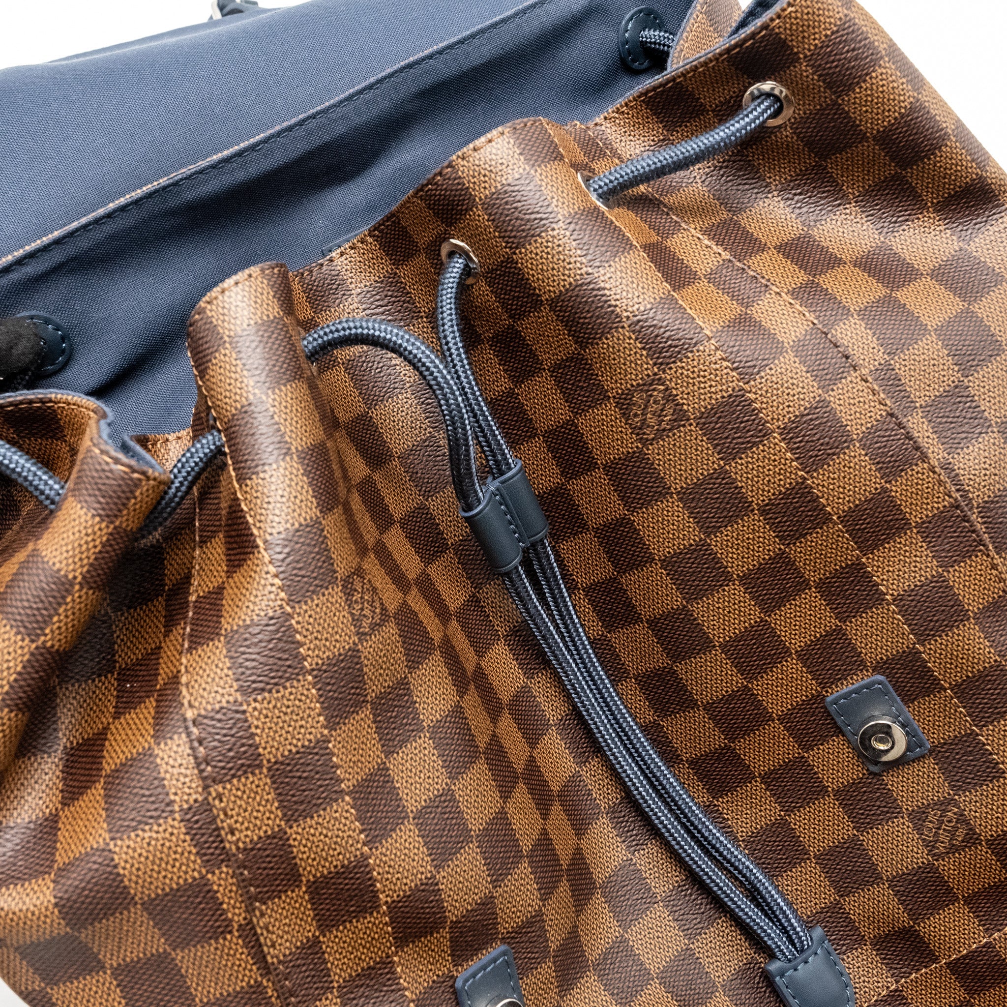 AAA Replica Louis Vuitton LV RUNNER BACKPACK DAMIER EBENE CANVAS/LEATHER SHW