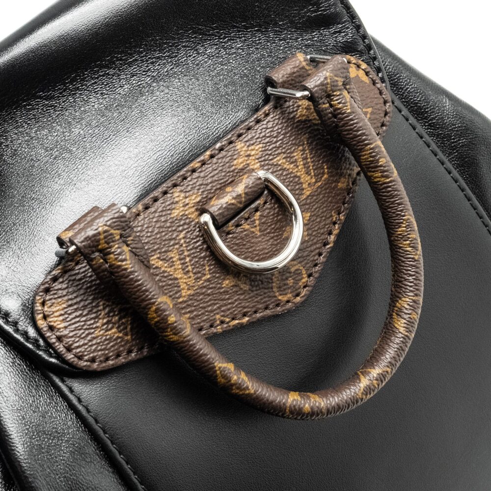 AAA Replica Louis Vuitton LV MONTSOURIS BACKPACK PM LAMBSKIN BLACK SHW
