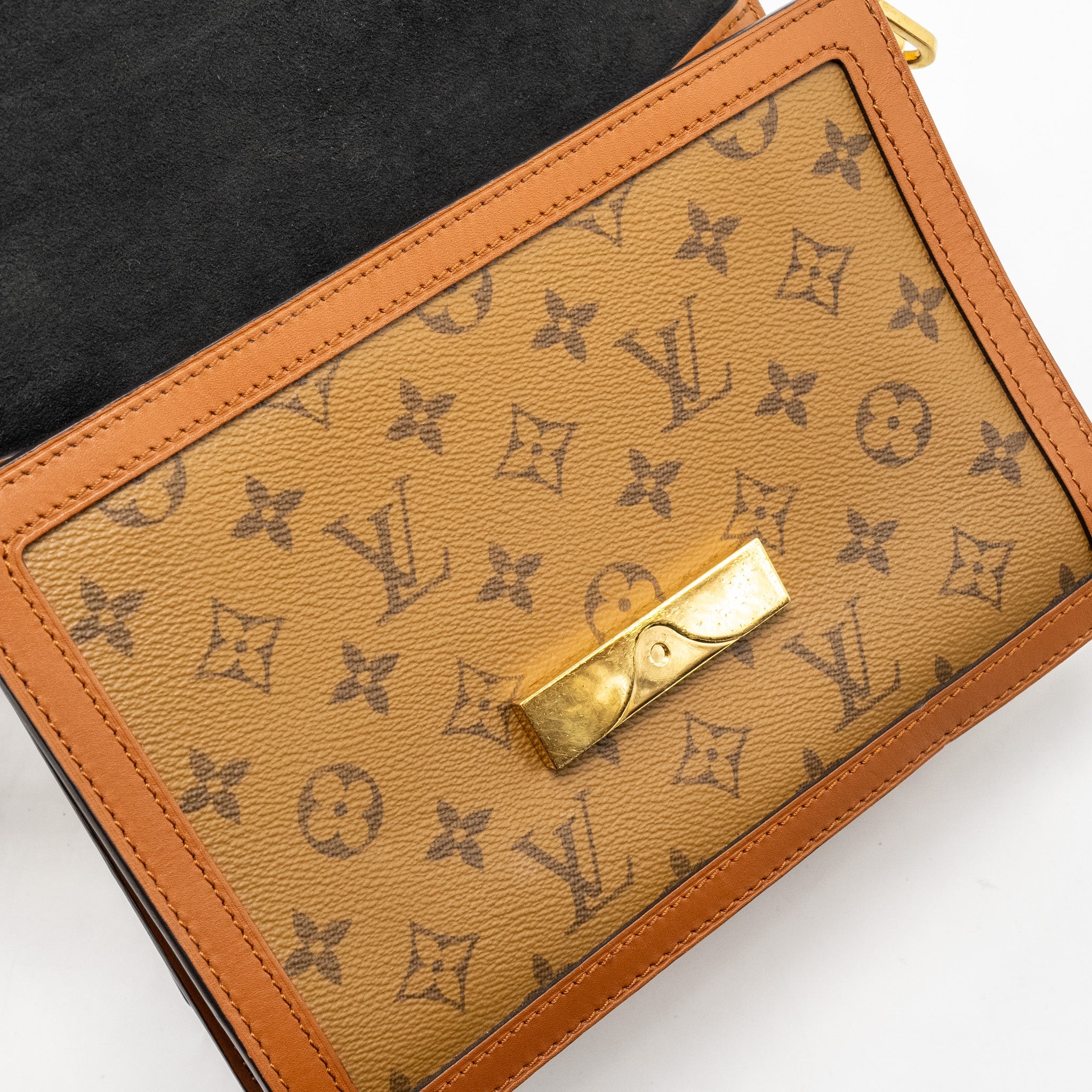 AAA Replica Louis Vuitton LV DAUPHINE MM MONOGRAM CANVAS GHW