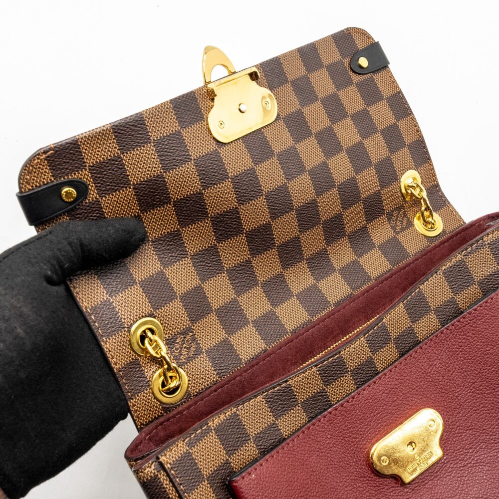 AAA Replica Louis Vuitton LV VAVIN PM DAMIER EBENE CANVAS GHW