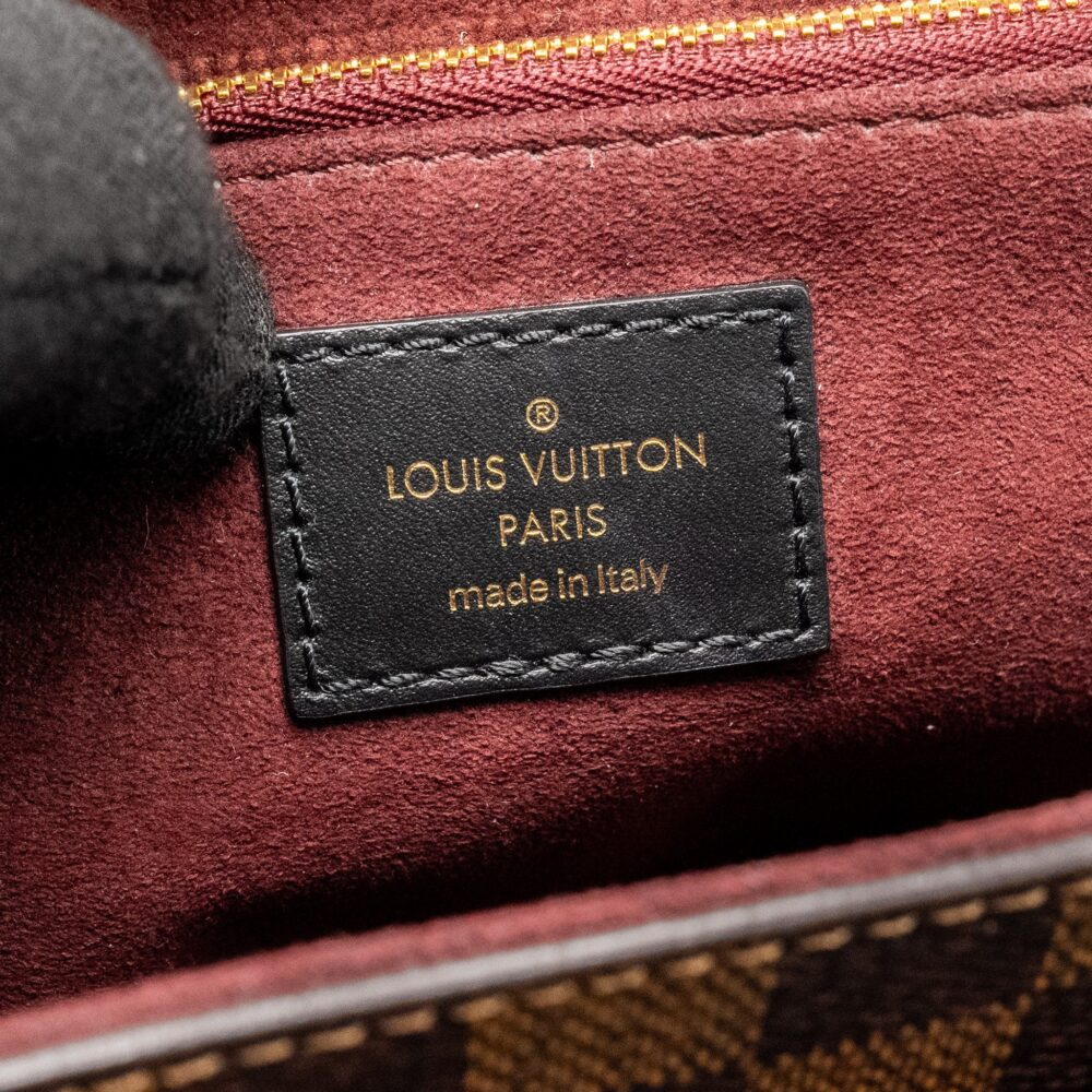 AAA Replica Louis Vuitton LV VAVIN PM DAMIER EBENE CANVAS GHW