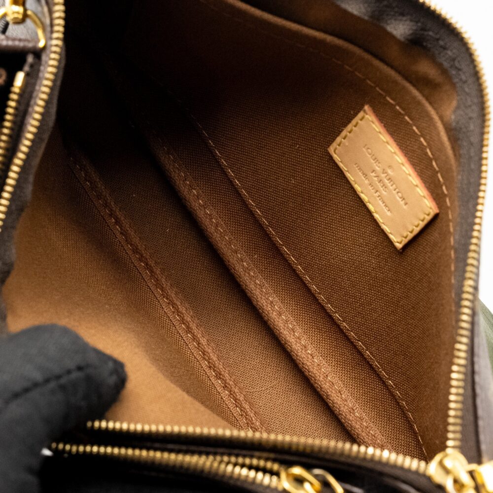 AAA Replica Louis Vuitton LV MULTI POCHETTE ACCESSORIES MONOGRAM CANVAS KHAKI GHW