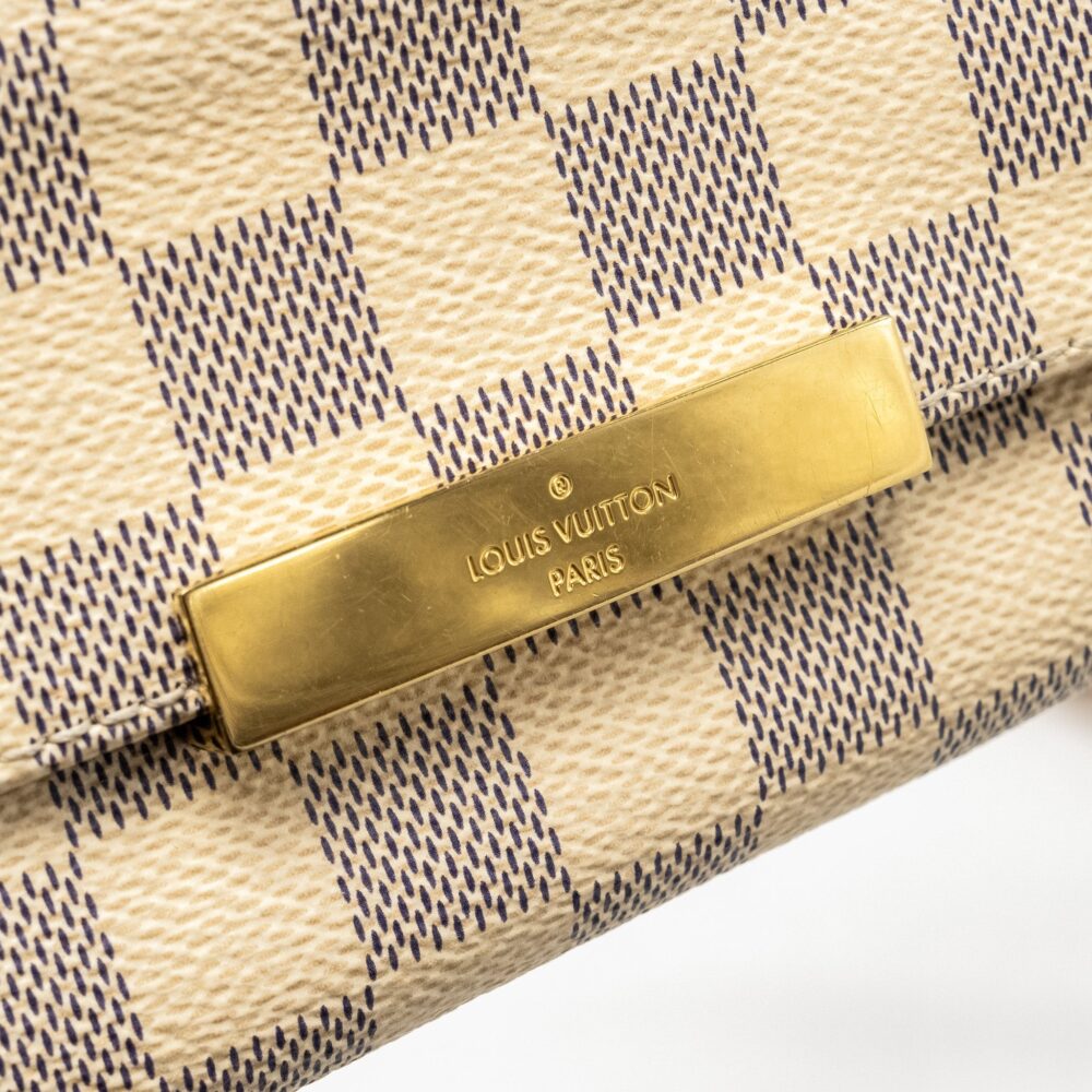 AAA Replica Louis Vuitton LV FAVORITE PM DAMIER AZUR CANVAS GHW