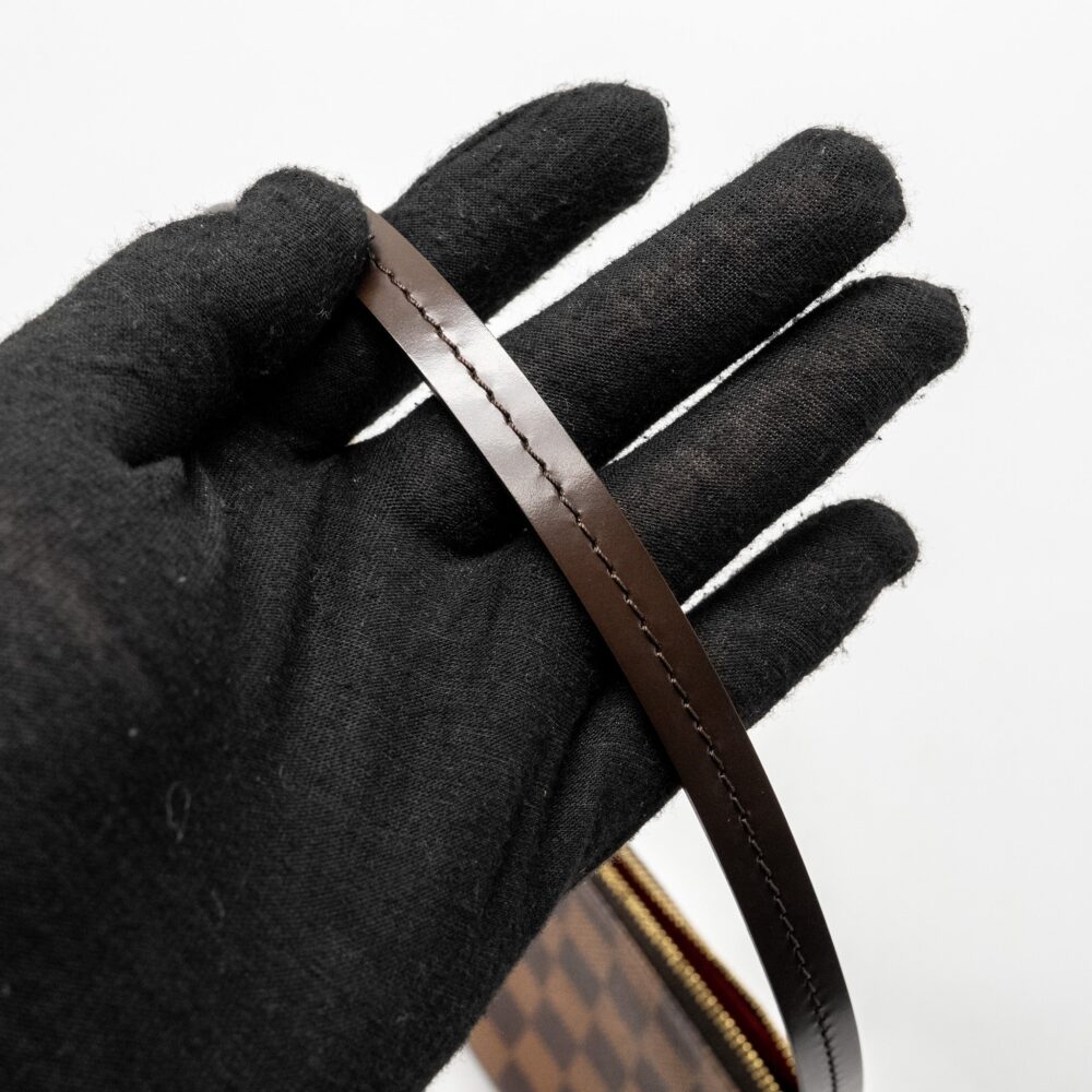 AAA Replica Louis Vuitton LV POCHETTE ACCESSOIRES DAMIER EBENE CANVAS GHW