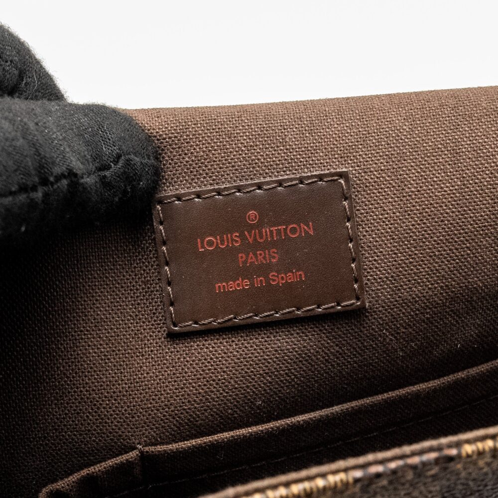 AAA Replica Louis Vuitton LV BROOKLYN PM MESSENGER BAG DAMIER EBENE CANVAS BROWN HARDWARE