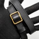 AAA Replica Louis Vuitton LV NEW WAVE BUMBAG CALFSKIN BLACK GHW