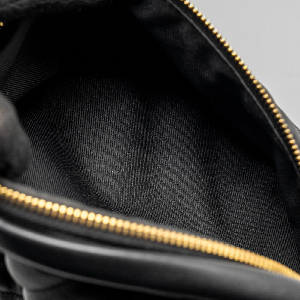 AAA Replica Louis Vuitton LV NEW WAVE BUMBAG CALFSKIN BLACK GHW