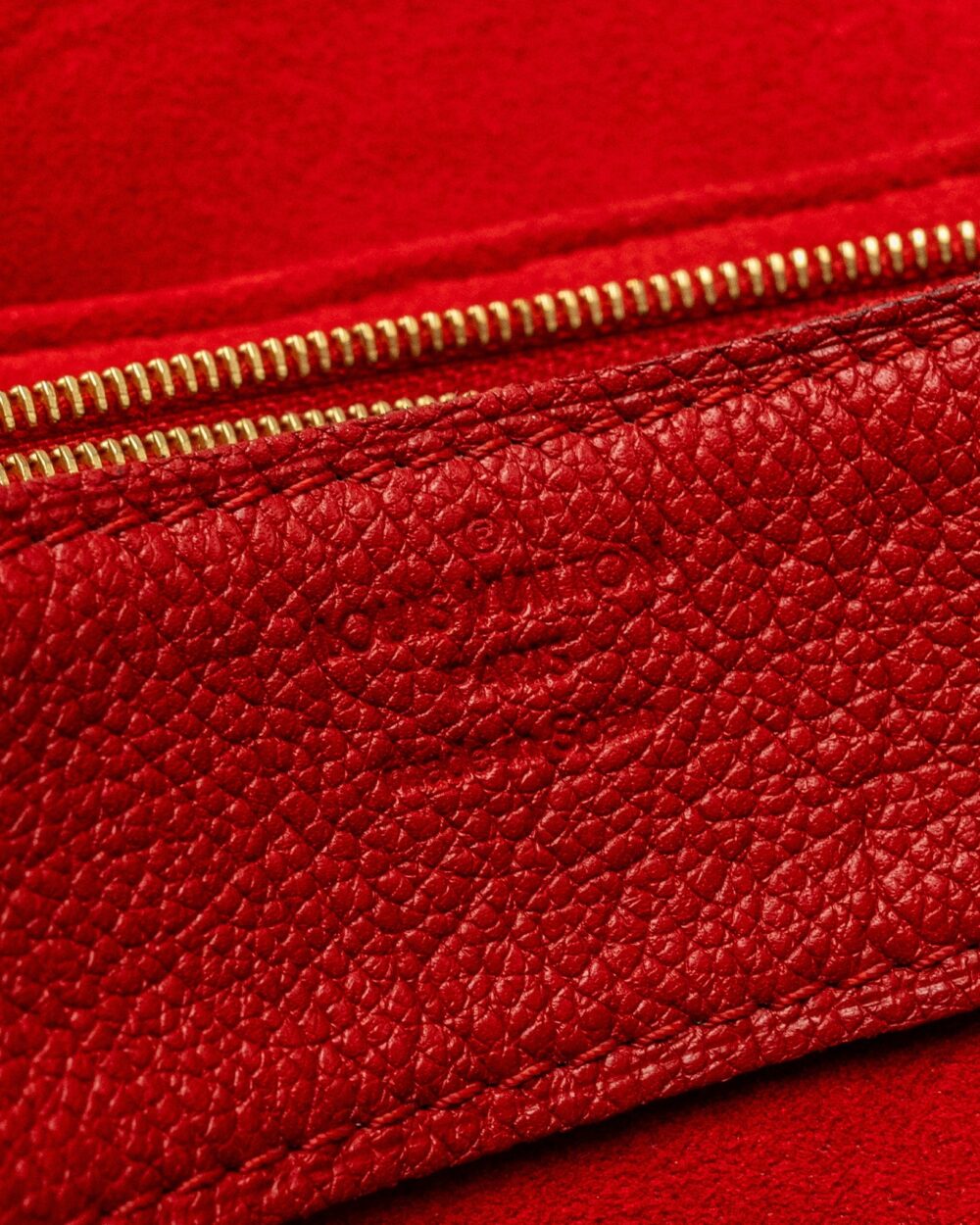 AAA Replica Louis Vuitton LV PALLAS CHAIN BAG MONOGRAM CANVAS/LEATHER RED GHW 