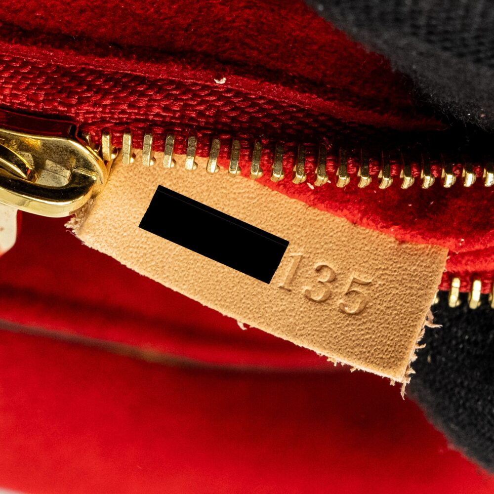 AAA Replica Louis Vuitton LV PALLAS CHAIN BAG MONOGRAM CANVAS/LEATHER RED GHW