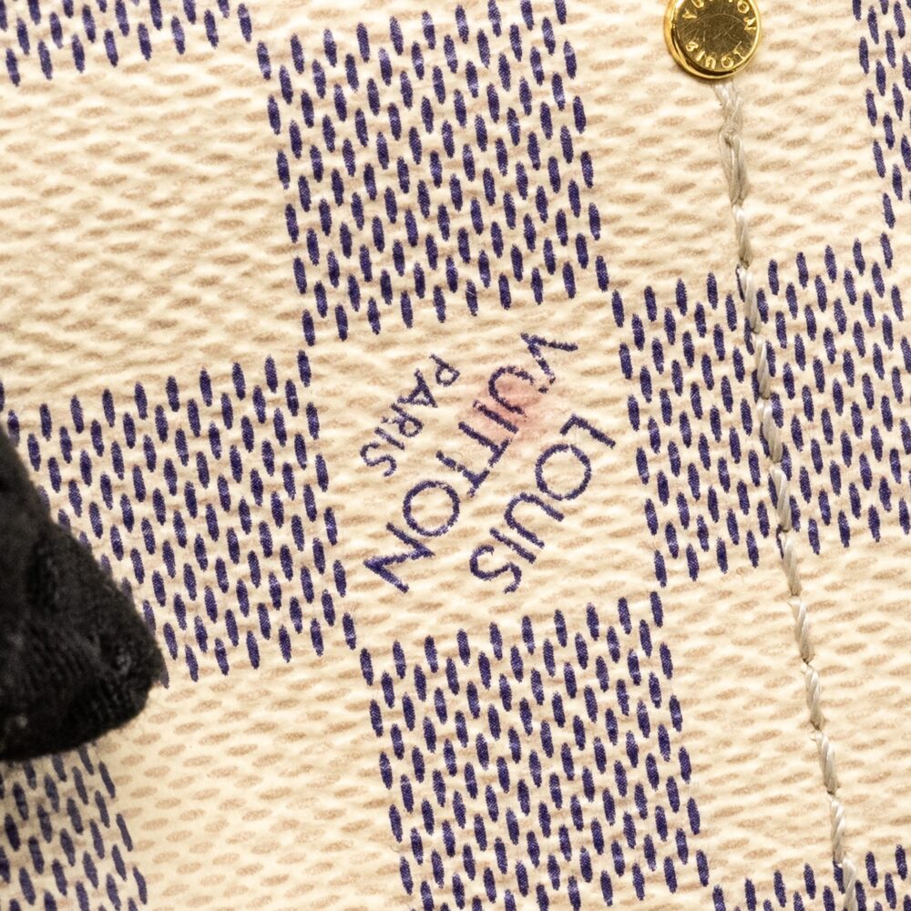 AAA Replica Louis Vuitton LV FAVORITE MM DAMIER AZUR CANVAS GHW