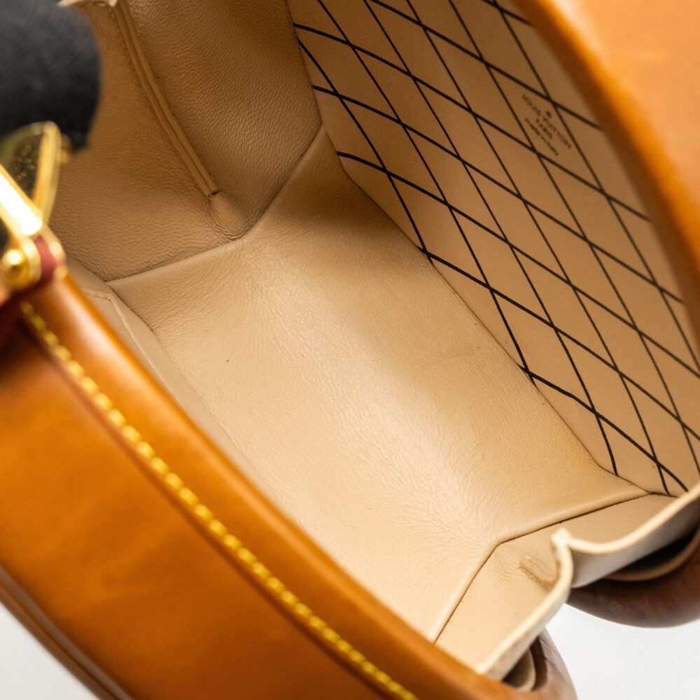 AAA Replica Louis Vuitton LV BOITE CHAPEAU BAG LIMITED EDITION GRACE CODDINGTON CATOGRAM PETIT CALFSKIN BROWN GHW