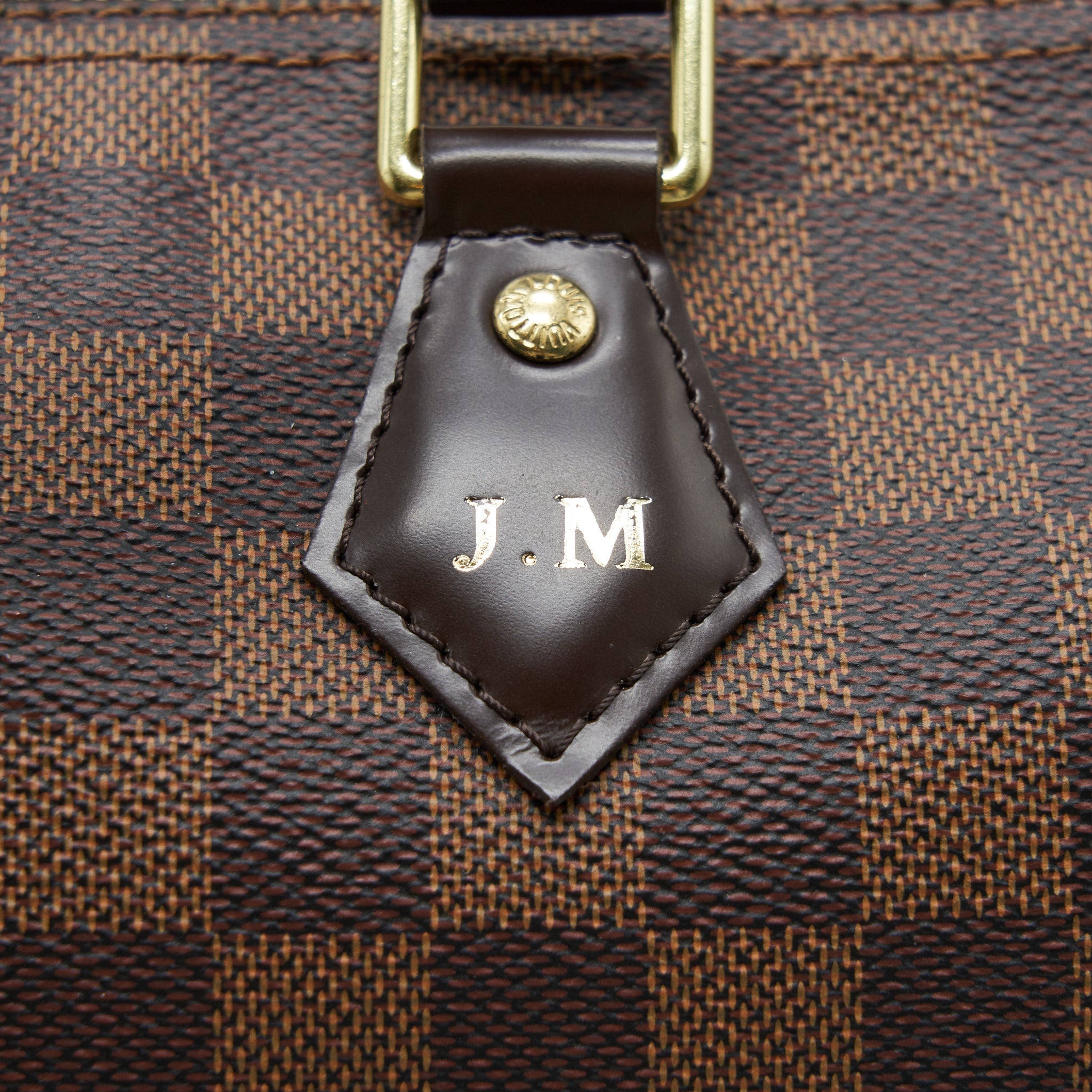 AAA Replica Louis Vuitton LV SPEEDY 25 DAMIER EBENE WITH STRAP