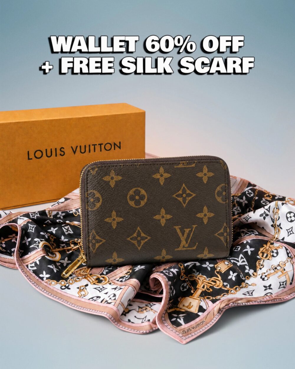 Louis Vuitton Brown Monogram Canvas Zippy Coin Purse